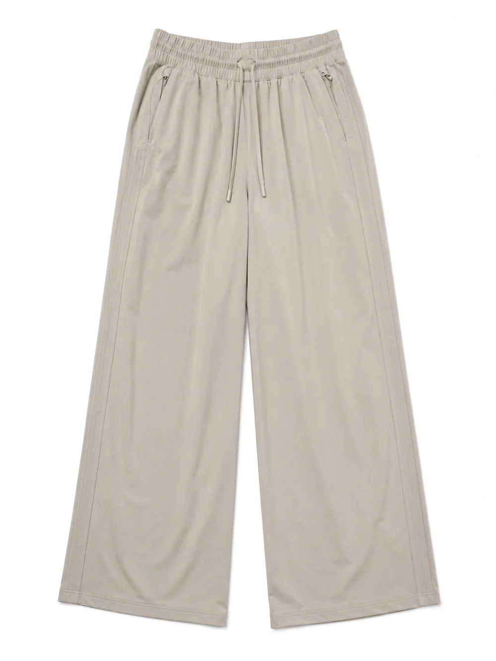Athleta Cream Wide Leg Utility Pants Size 2 Lightweight - Picture 2 of 11